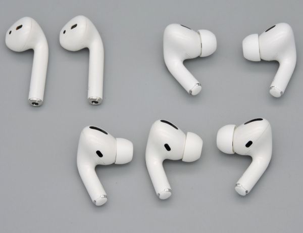 ●ジャンク Apple アップル Airpods ・ AirPods Pro エアーポッズ プロ イヤホンのみ まとめ 7点 A2032 A2083 A2084 A2698 A2699_画像1