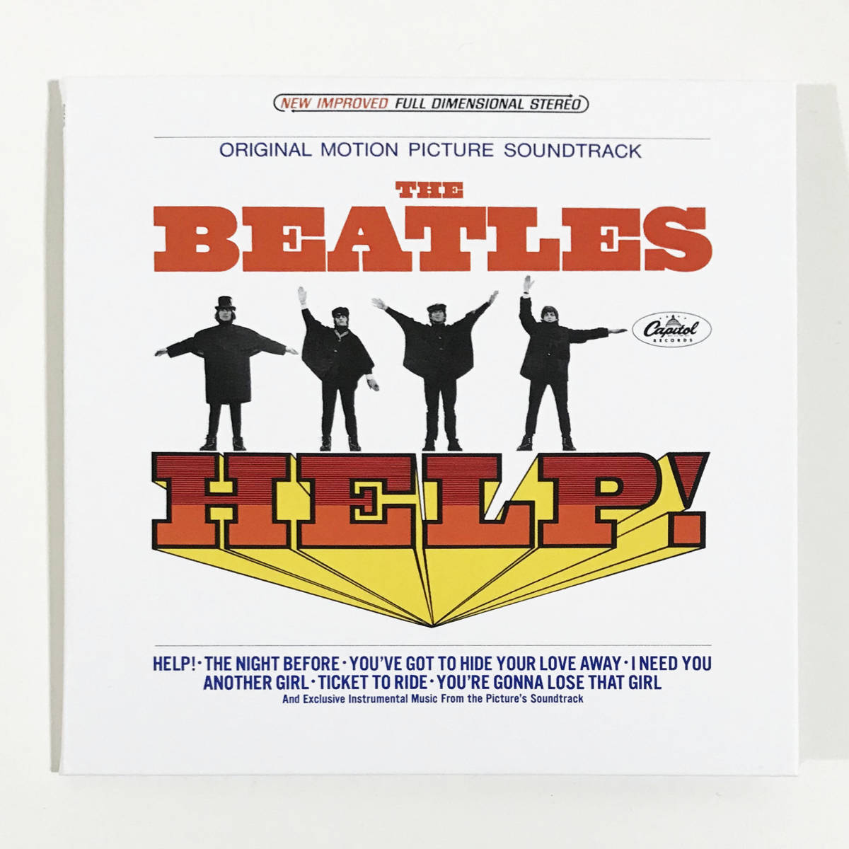 【送料無料！】THE BEATLES ザ・ビートルズ「Help! (Original Motion Picture Soundtrack)」USキャピトル盤 紙ジャケット_画像2