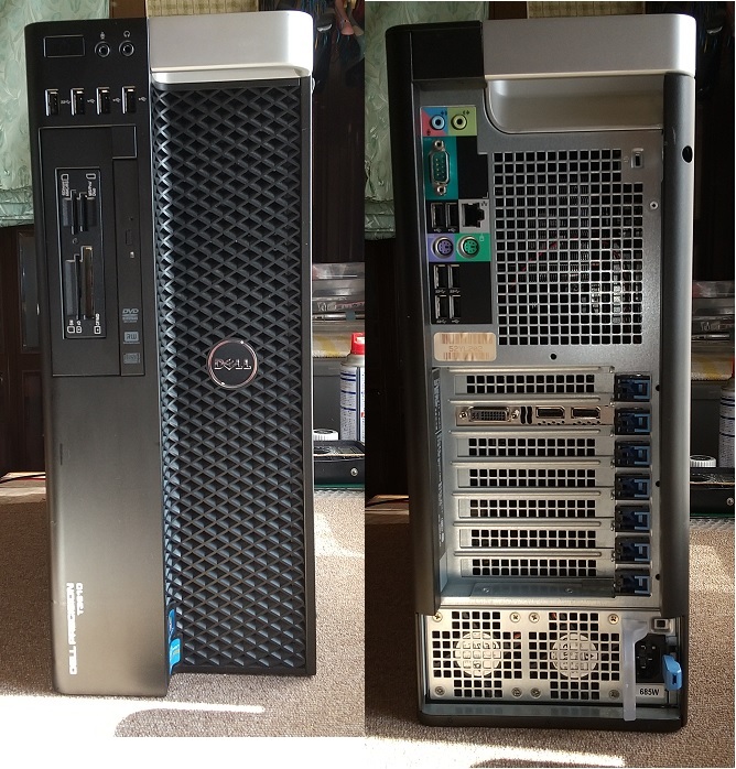 Dell Precision T3610 Workstation Win10 /8コア16スレッド Xeon E5-2667 V2 3.3GHzターボ時4.0GHz(PassMark値 12322)/ SSD起動 512GB_画像1