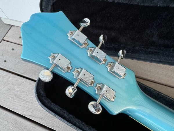 美品 Epiphone SUPERNOVA OASIS Noel Gallagher Model / Manchester City Blue 純正ハードケース エピフォン セミアコ ノエルギャラガーの画像3