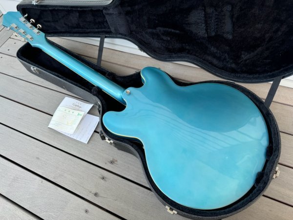 美品 Epiphone SUPERNOVA OASIS Noel Gallagher Model / Manchester City Blue 純正ハードケース エピフォン セミアコ ノエルギャラガーの画像7