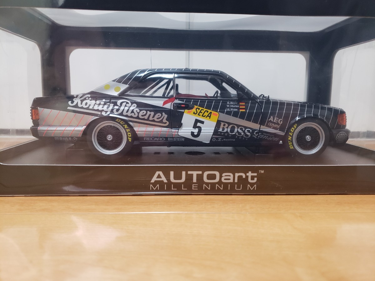 1/18　AUTO art　オートアート メルセデスベンツ 500SEC AMG 1989 K.LUDWIG_画像8