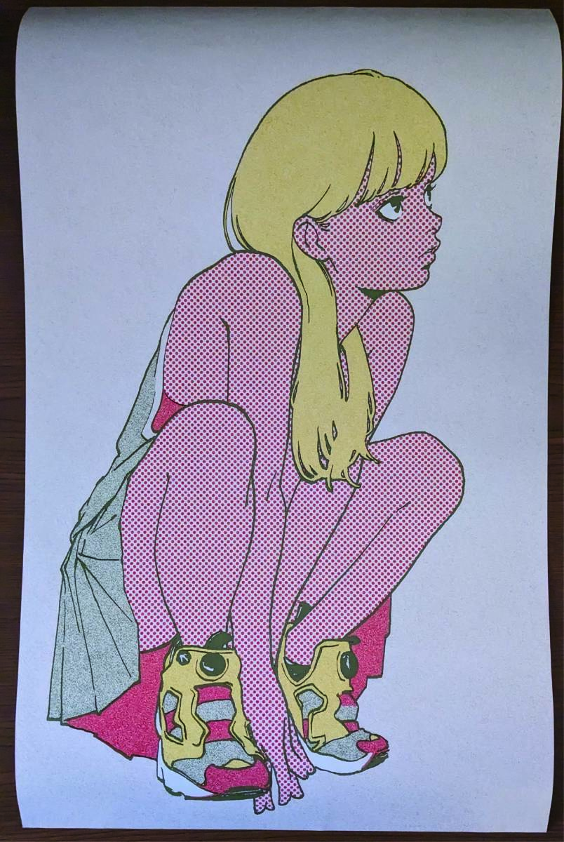 古塔つみ　スニーカーガール　SNEAKER GIRL ポスター(368×594)_画像1