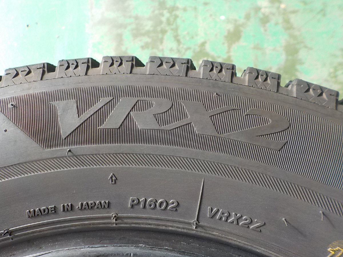 5) 6646g ブリヂストン ブリザック ＶＲＸ２ 165/70R14 ４本セット ヴィッツ パッソ マーチ ソリオ 等 2018年製_画像8