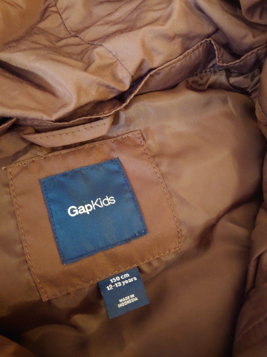 Gap　中綿ブルゾン　GAPKIDS　ベスト　2way　ジャケット　コートベスト　ガールズ　150センチ　防寒