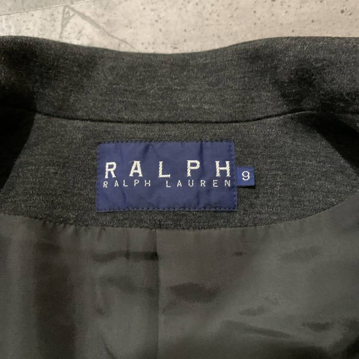 F ☆美品/ 洗練されたデザイン!! '国内正規品' RALPH LAUREN ラルフローレン WOOL100% チェスターコート size:9号 レディース アウター _画像8