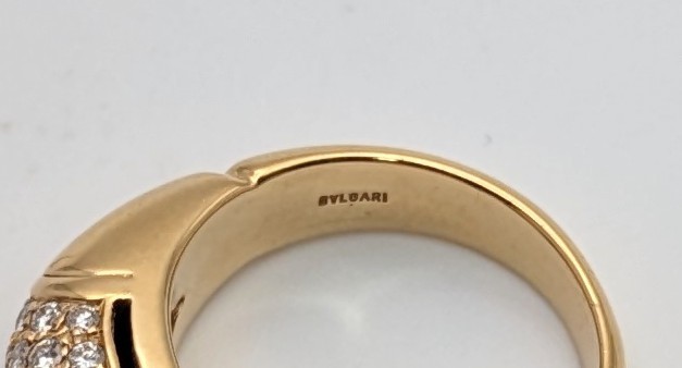 BVLGARI ブルガリ チェルティカ リング ３７Pダイヤの画像5