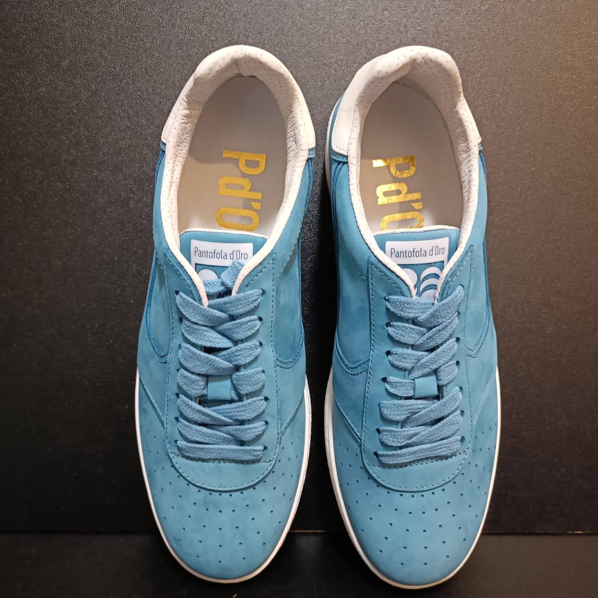 パントフォラドーロ（Pantofola d'Oro）イタリア製スニーカー 青41_画像4
