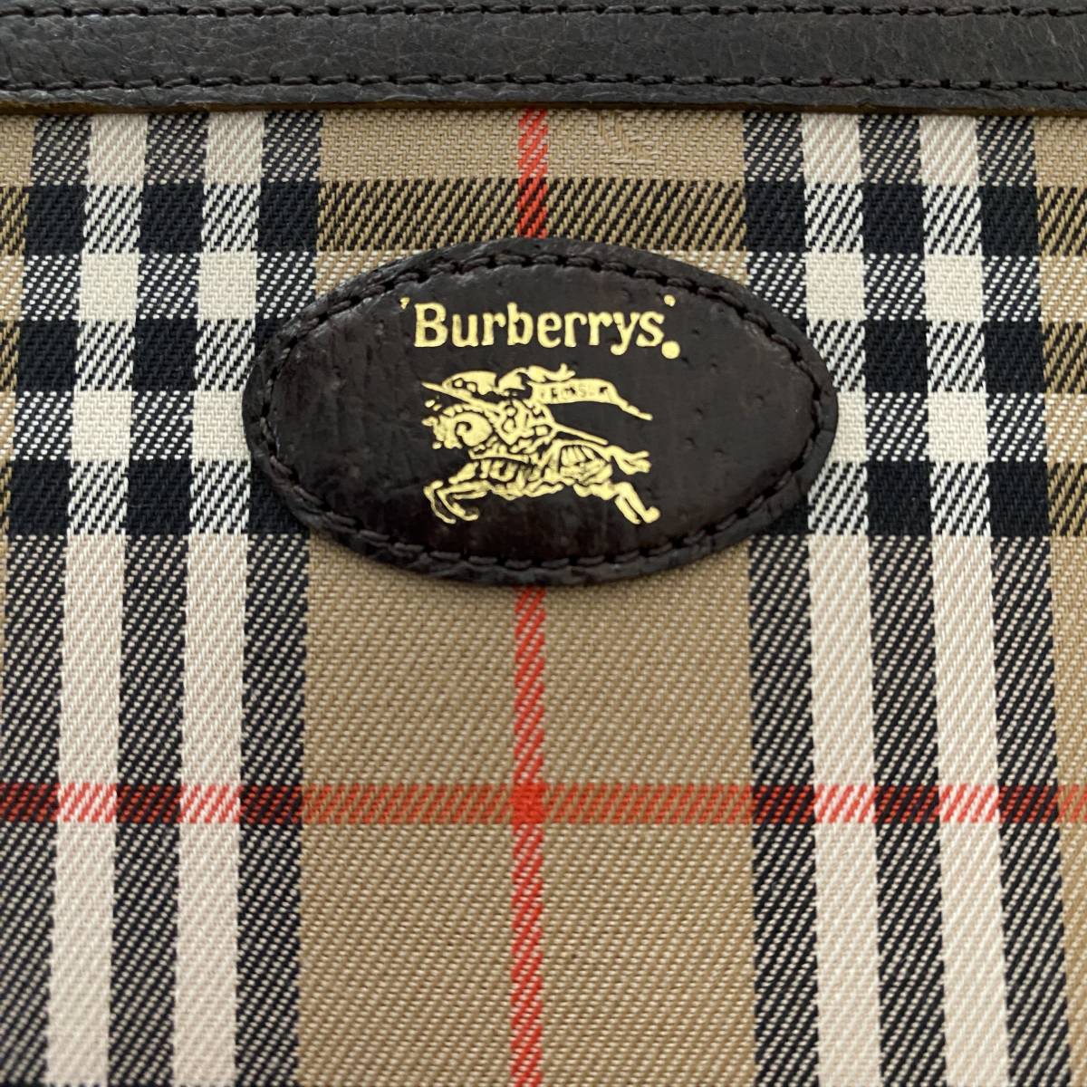 当日発送　Burberry バーバリー ノバチェック 二つ折り がま口　財布