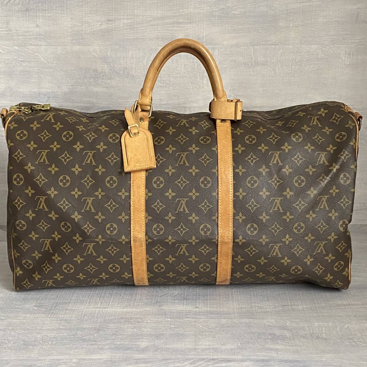 当日発送 LOUIS VUITTON ルイヴィトン モノグラム キーポル 60 バンド