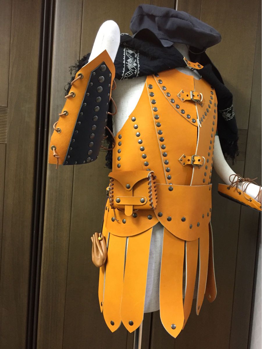 レザーアーマー 革鎧 本革製 厚み4ミリ コスプレ 映画撮影 衣装 レザーアーマー 革鎧 本革製 厚み4ミリ コスプレ 映画撮影 衣装