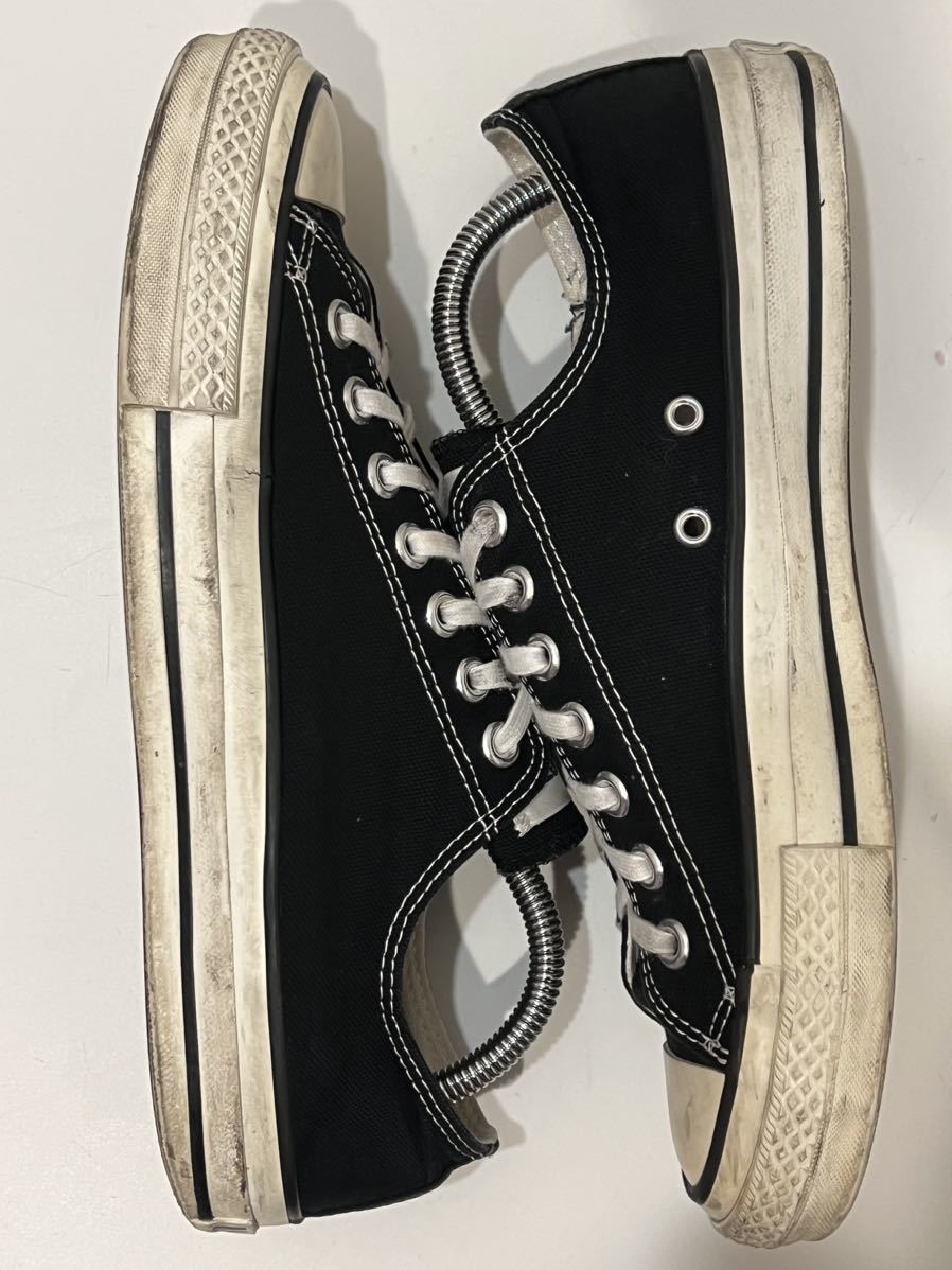 ★CONVERSE★コンバース★日本製★CANVAS ALL STAR J OX★キャンバスオールスター★ローカットスニーカー★ブラック★黒★US8 1/2★27.0cm_画像4