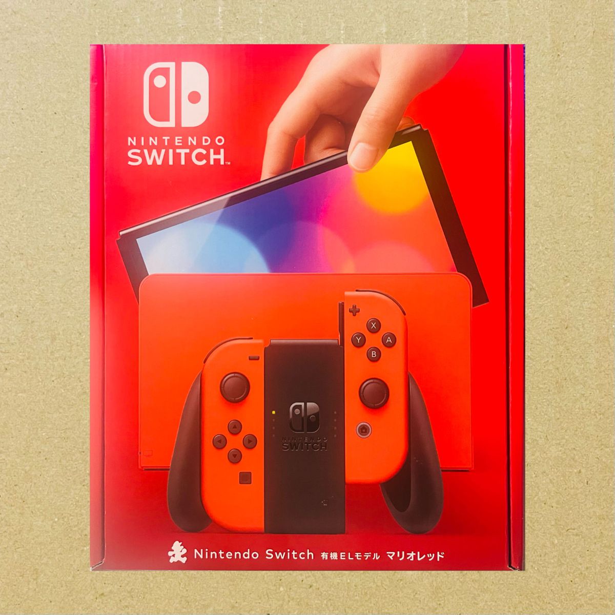 【新品未使用】Nintendo Switch本体 有機ELモデル マリオレッド