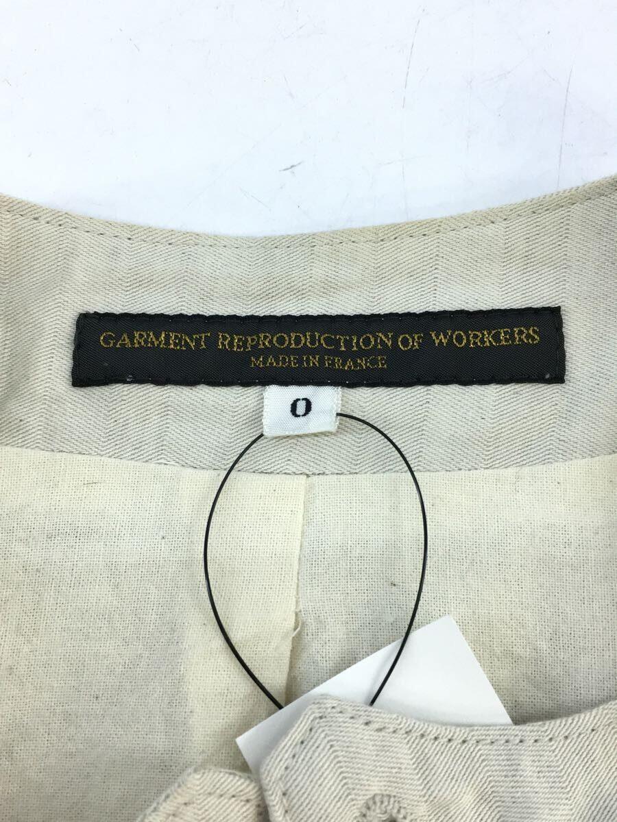 GARMENT REPRODUCTION OF WORKERS◆ジャケット/0/コットン/CRM_画像3