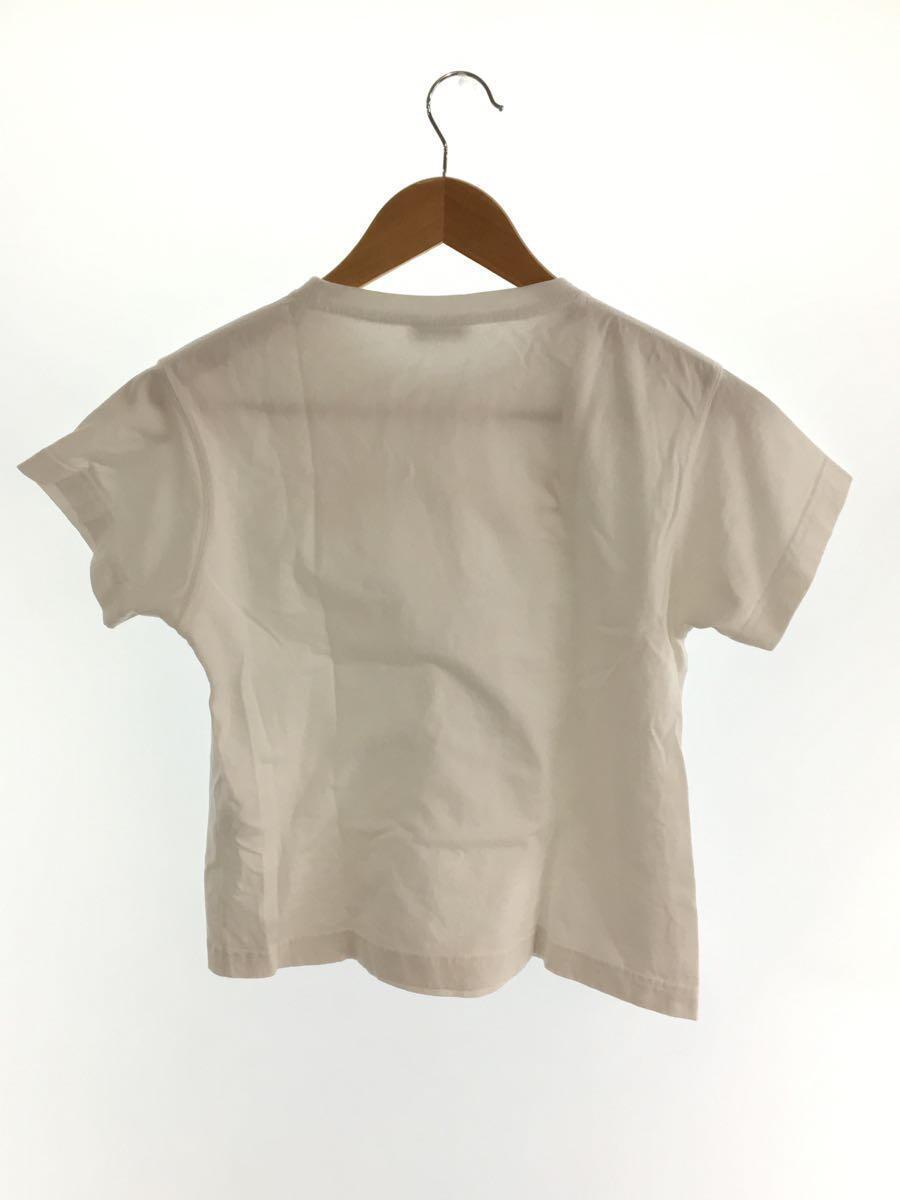 BALENCIAGA◆ペンキロゴ/Tシャツ/XS/コットン/WHT/583217_画像2