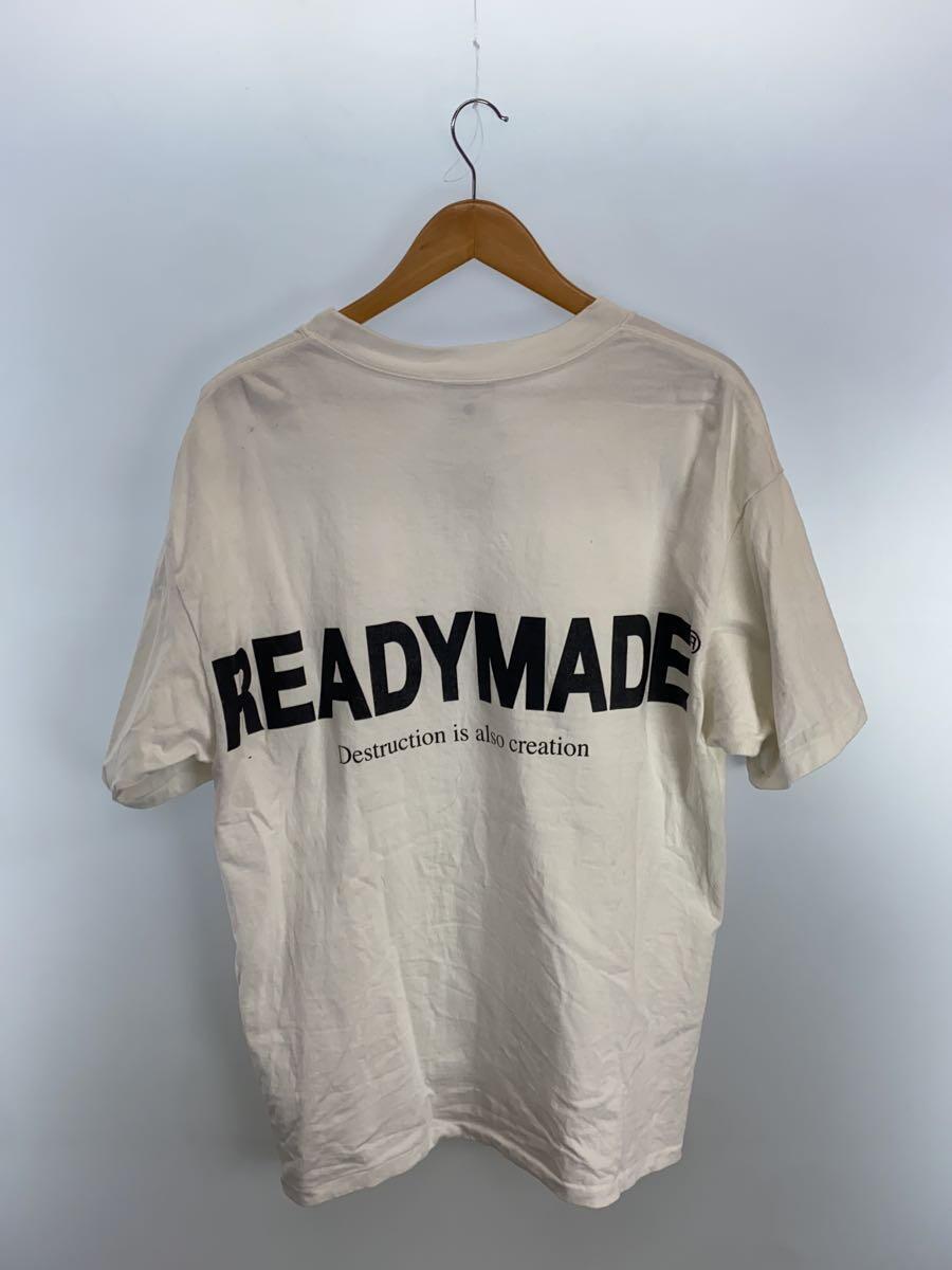 READYMADE◆SS T-SHIRT SMILE/XXL/コットン/WHT/RE-C0-WH-00-00-244_画像2