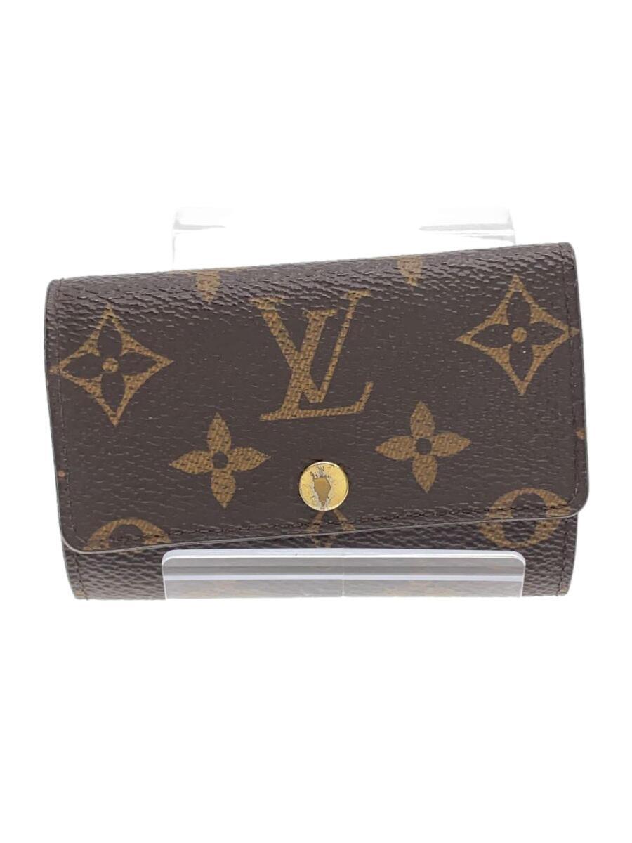 LOUIS VUITTON◆ミュルティクレ6_モノグラム_BRW/PVC/BRW/総柄/メンズ