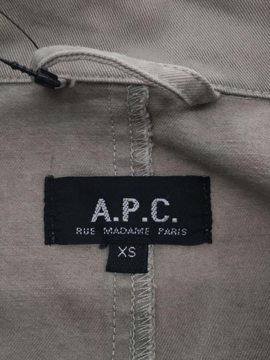 A.P.C.◆ジャケット/XS/コットン/KHK_画像3