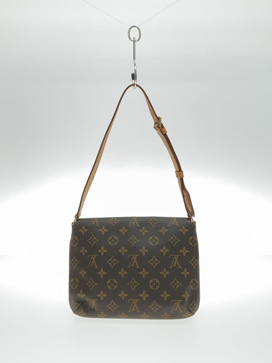 LOUIS VUITTON◆ミュゼット・タンゴ_モノグラム・キャンバス_ロングショルダー_BRW/PVC/BRW_画像3