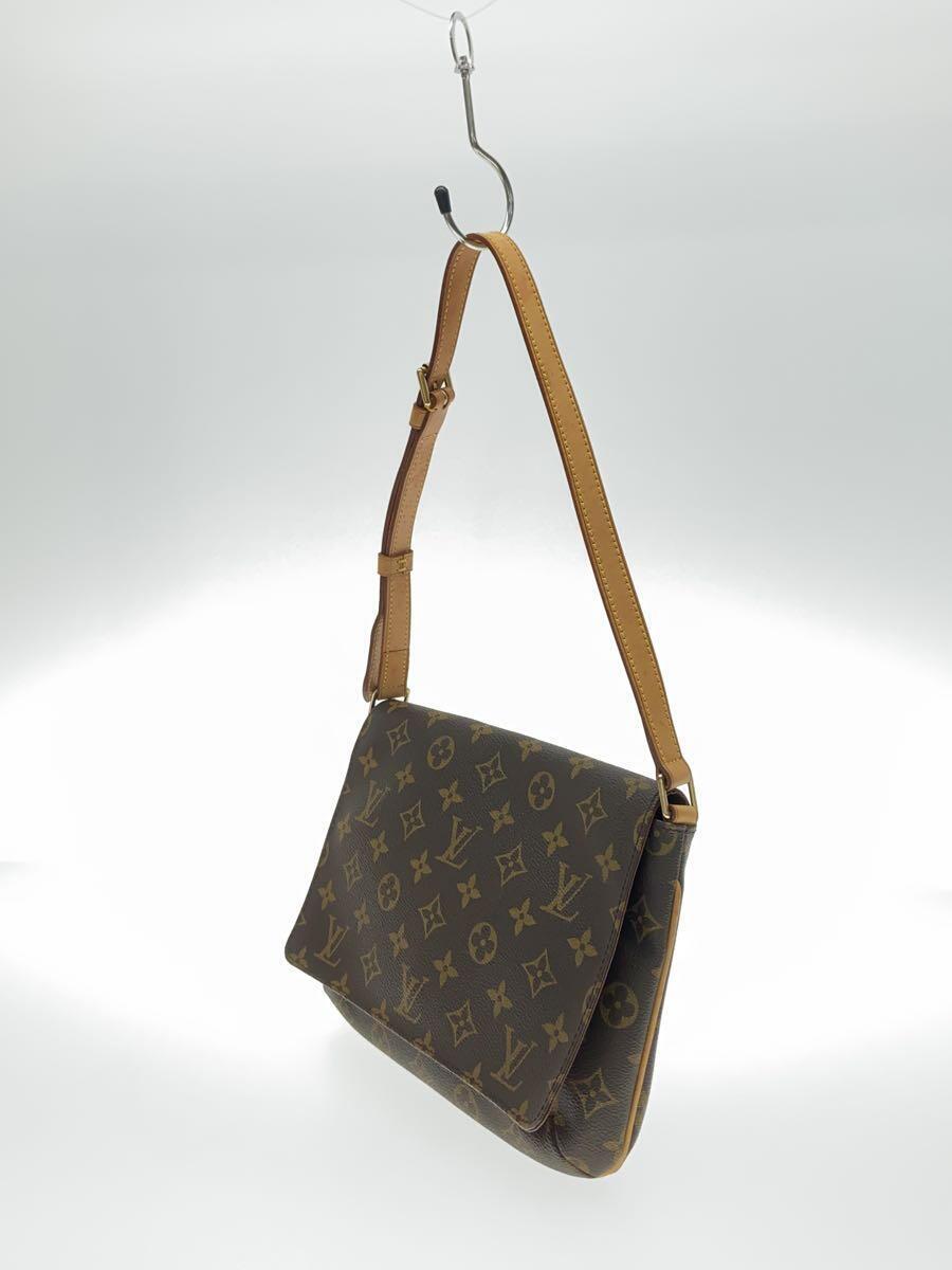 LOUIS VUITTON◆ミュゼット・タンゴ_モノグラム・キャンバス_ロングショルダー_BRW/PVC/BRW_画像2