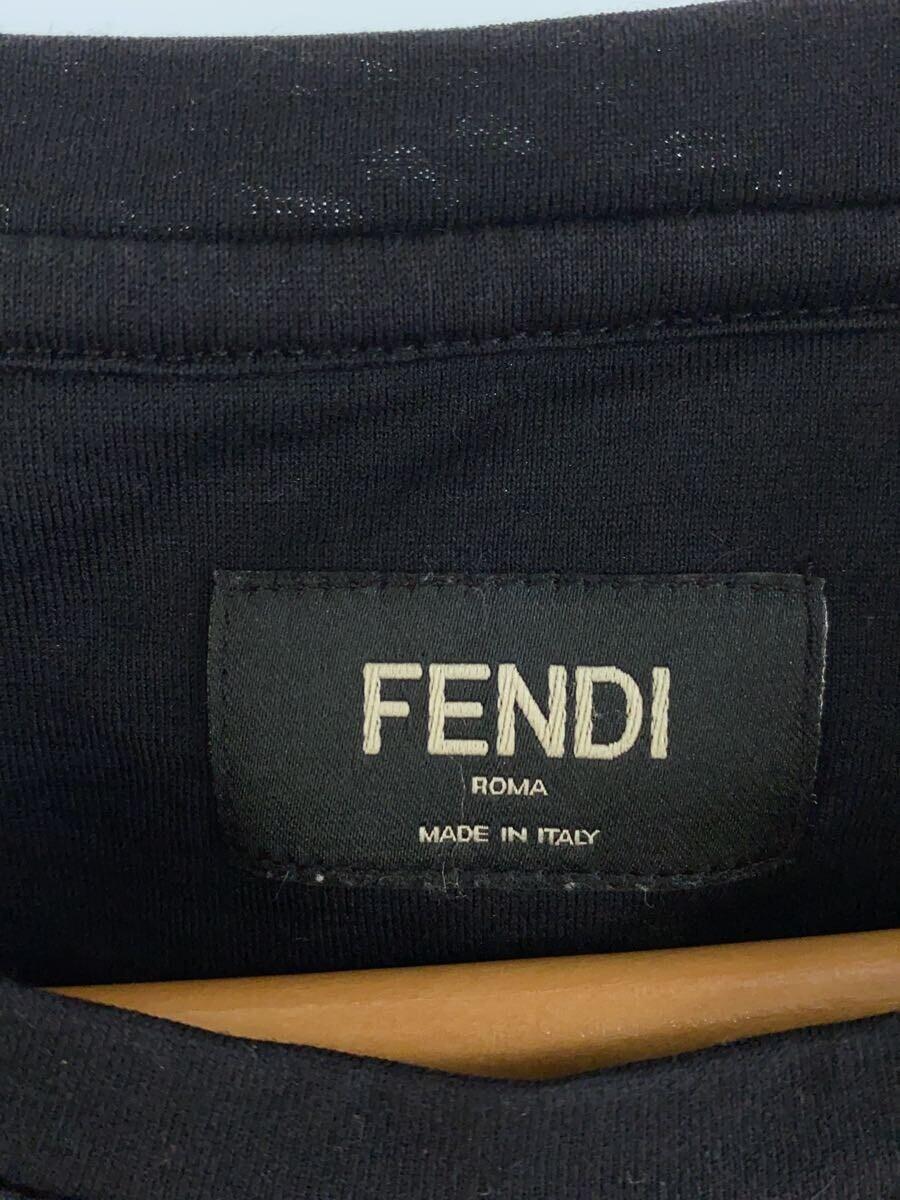 FENDI◆Tシャツ/50/コットン/BLK/FY0626 SV6