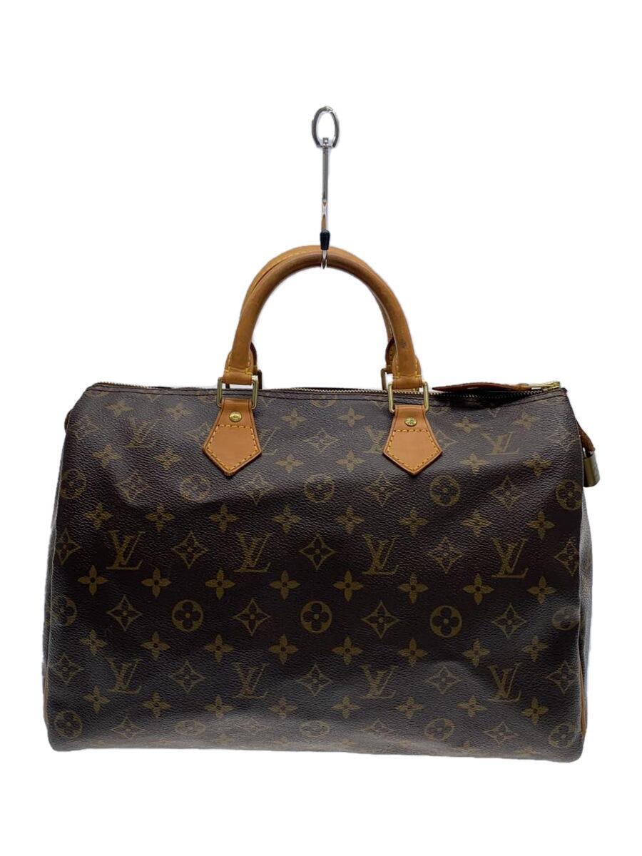 LOUIS VUITTON◆2)スピーディ35_モノグラム・キャンバス_BRW/PVC/BRW