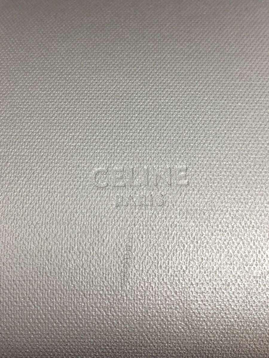 CELINE◆ハンドバッグ/レザー/SLV/ベルトバッグナノ_画像5