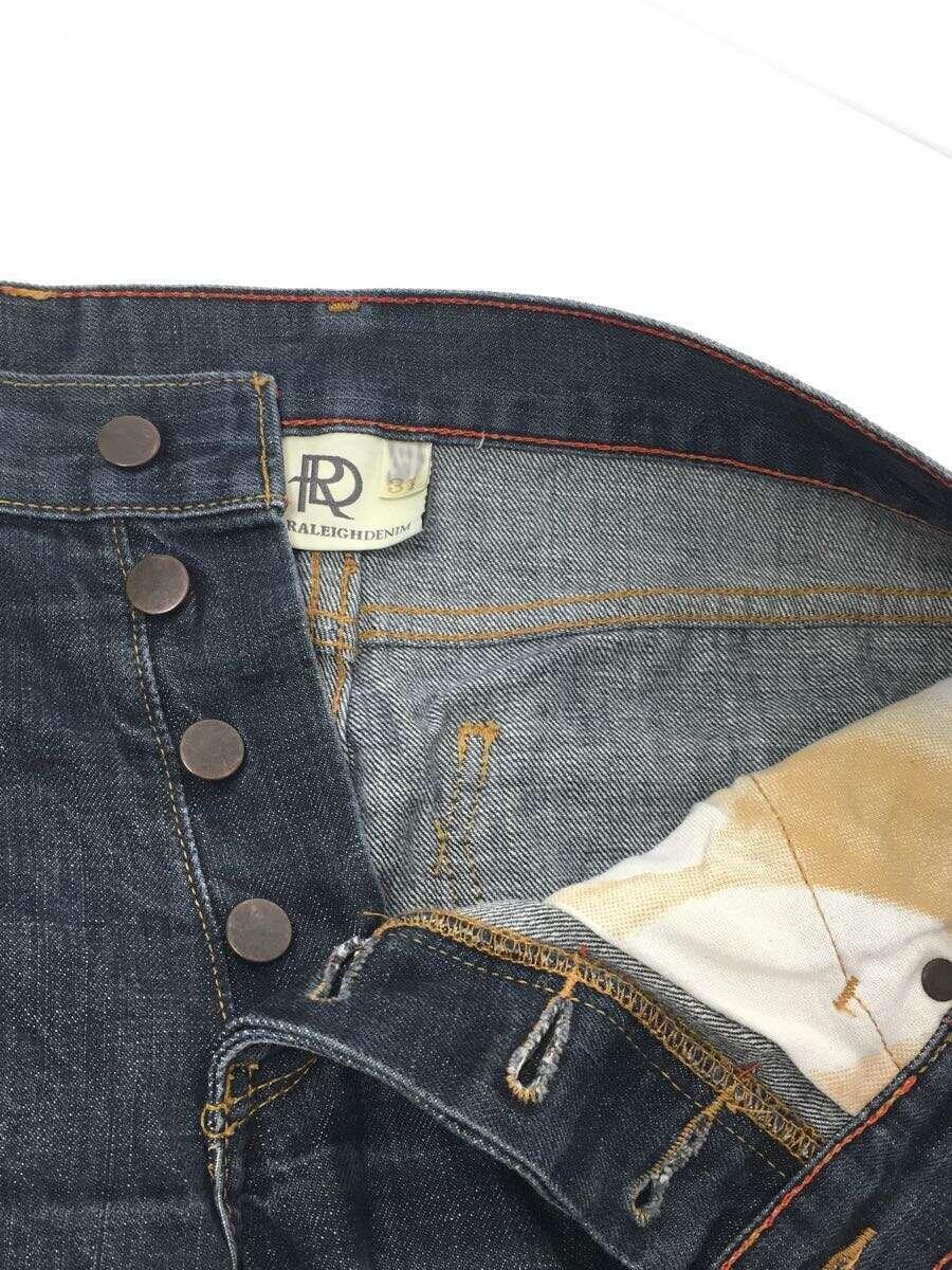 RALEIGH DENIM WORKSHOP◆ラレーデニムワークショップ/ストレートパンツ/31/コットン/IDG/ボタンフライ_画像3