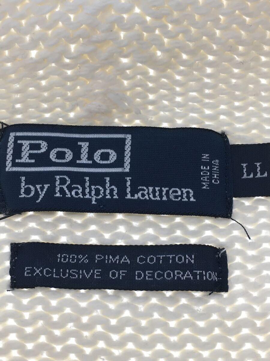 POLO RALPH LAUREN◆セーター(厚手)/LL/コットン/WHT/exclusive_画像3