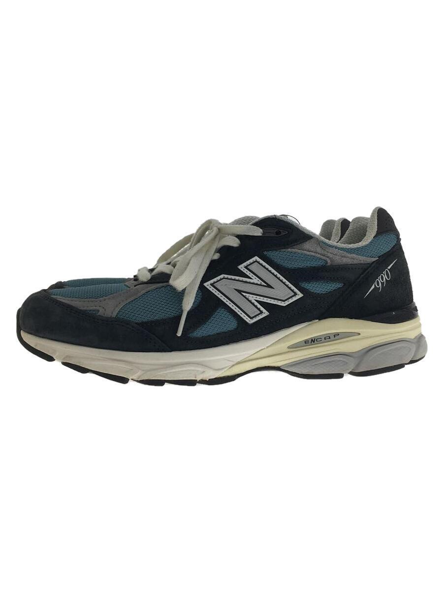 NEW BALANCE◆ローカットスニーカー/US9.5/NVY/M990TE3/BY TEDDY SANTIS