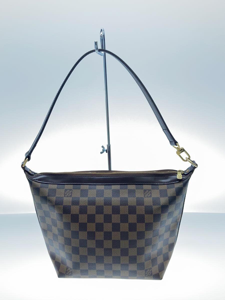 LOUIS VUITTON◆イロヴォMM_ダミエ・エベヌ_BRW/PVC/BRW_画像3