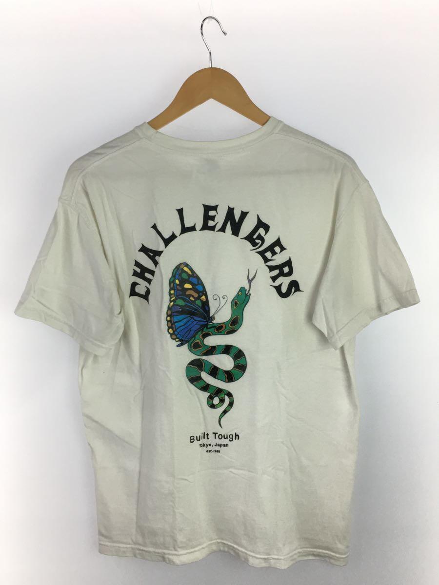 CHALLENGER◆Tシャツ/M/コットン/WHT_画像2