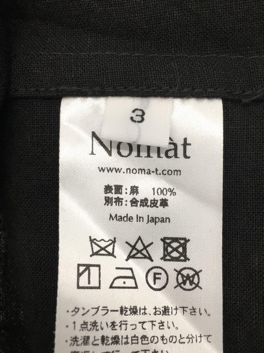 23ss/pipng vest/Nomat/ベスト/3/リネン/ブラック/ノマット_画像4