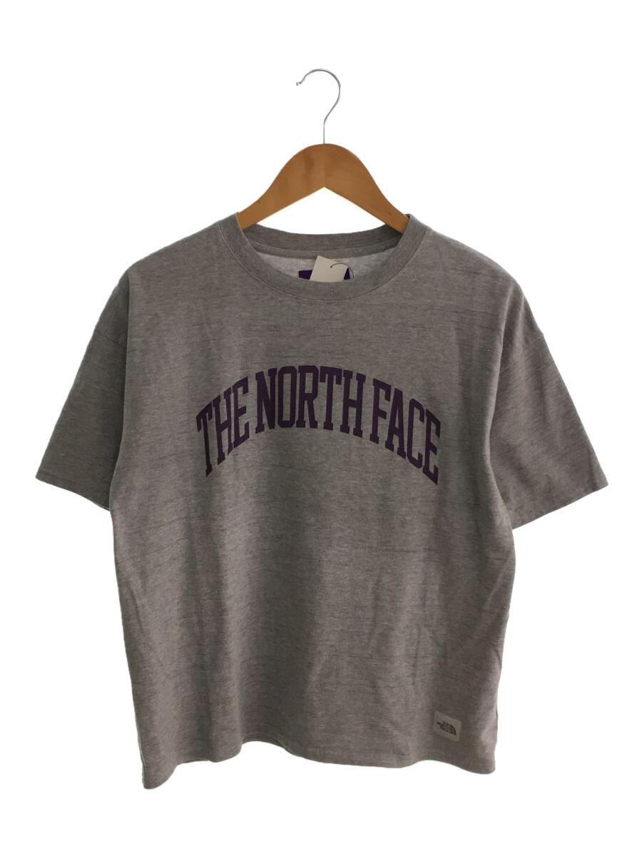 THE NORTH FACE PURPLE LABEL◆H/S GRAPHIC TEE_ハーフスリーブグラフィックT/コットン/グレー