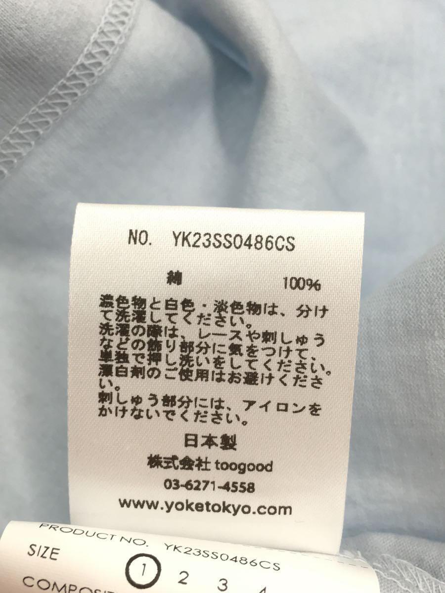 YOKE◆Tシャツ/1/コットン/ブルー/YK23SS0486CS/ヨーク_画像5