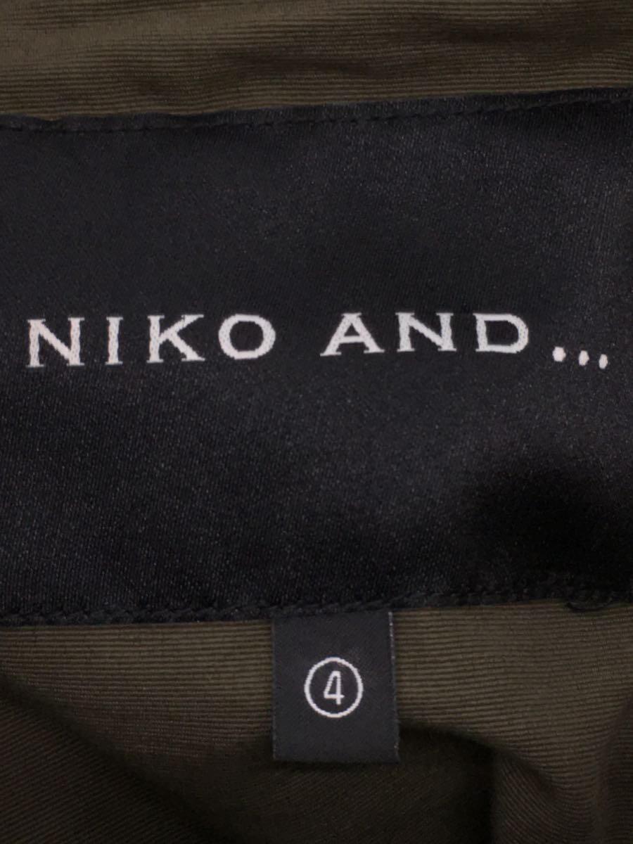 niko and...◆ダウンジャケット/4/コットン/KHK/ON86MJ14TK_画像3