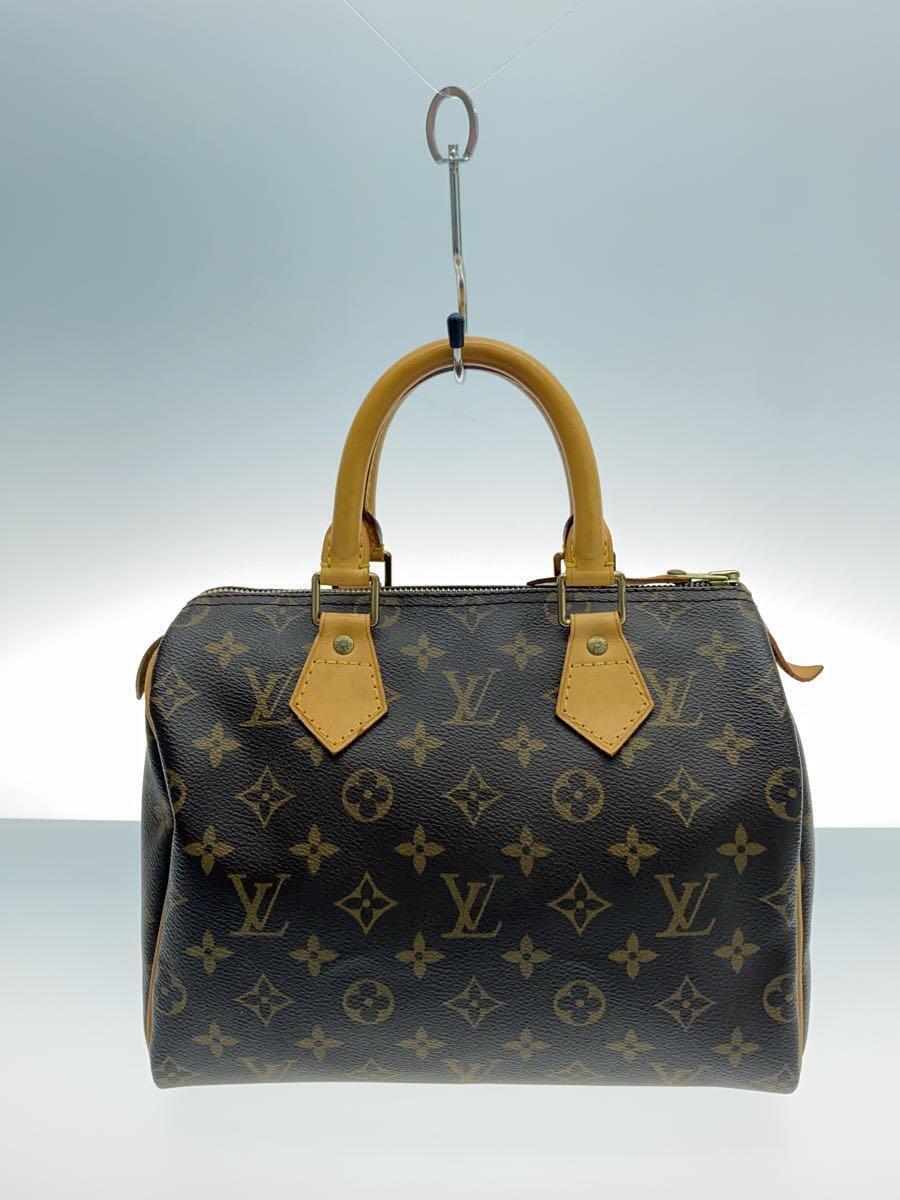 LOUIS VUITTON◆ミニ・スピーディ_モノグラム・キャンバス_BRW/レザー/BRW/モノグラム