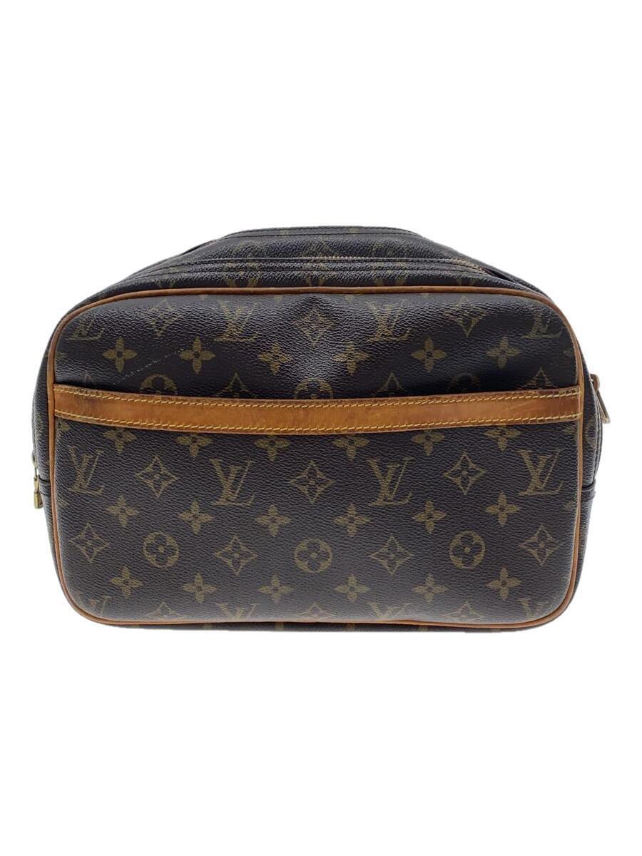 LOUIS VUITTON◆リポーターPM_モノグラム・キャンバス_BRW/PVC/BRW/M45254_画像1