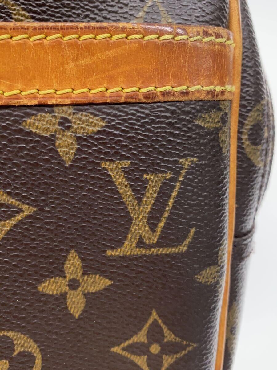 LOUIS VUITTON◆リポーターPM_モノグラム・キャンバス_BRW/PVC/BRW/M45254_画像5