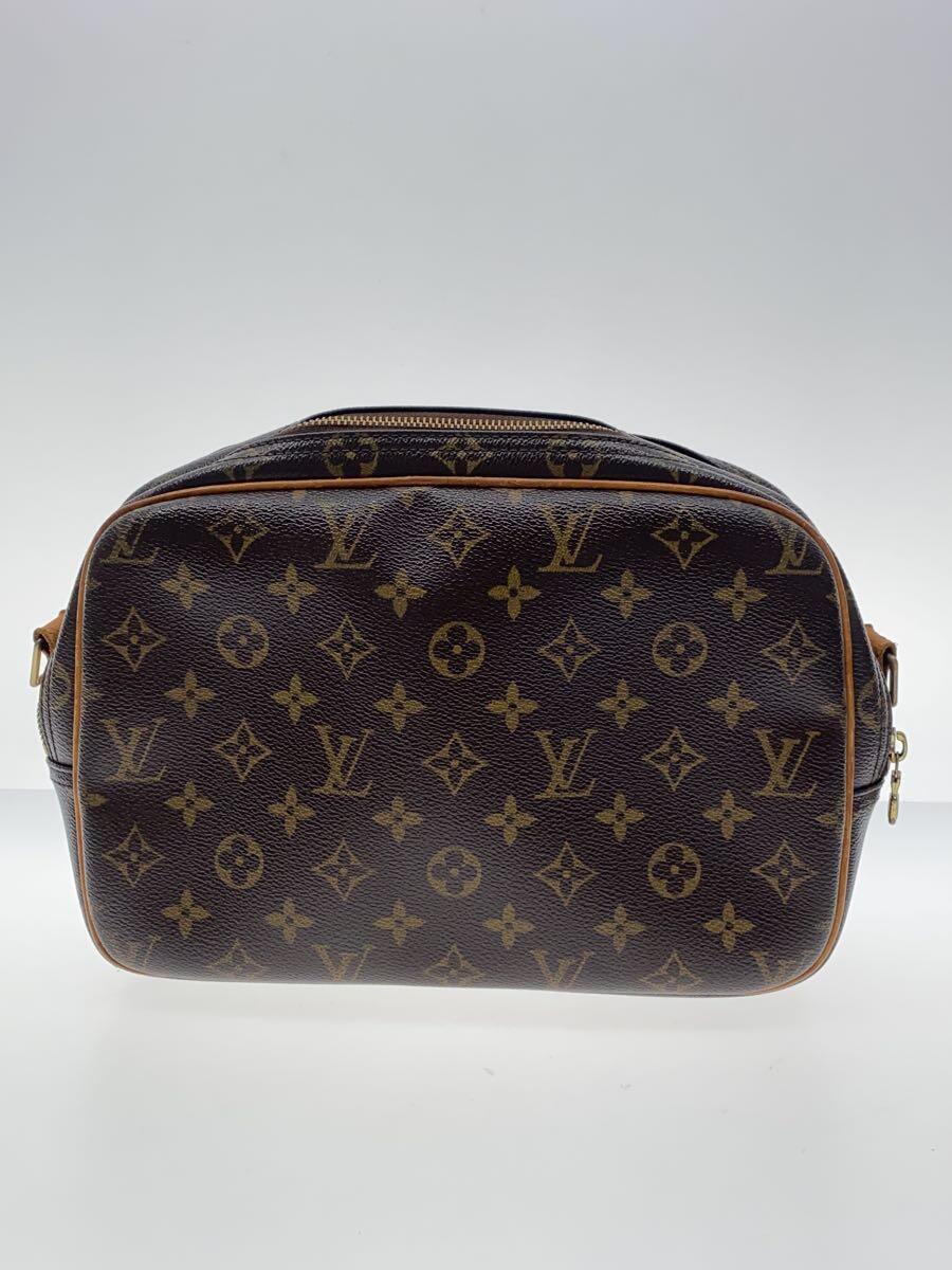 LOUIS VUITTON◆リポーターPM_モノグラム・キャンバス_BRW/PVC/BRW/M45254_画像3