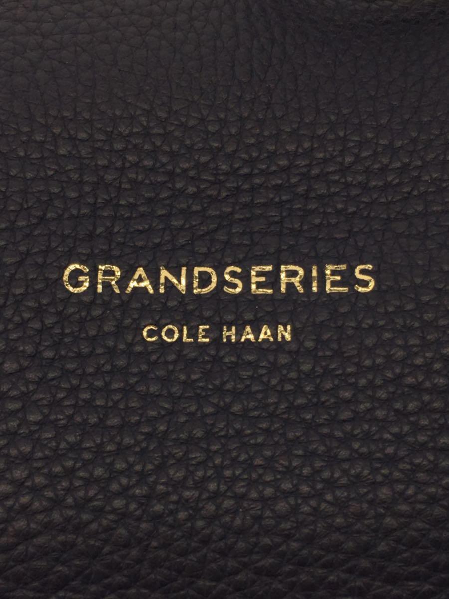 COLE HAAN◆COLEHAAN GRAND SERIES 2way/ハンドバッグ/レザー/ネイビー_画像5