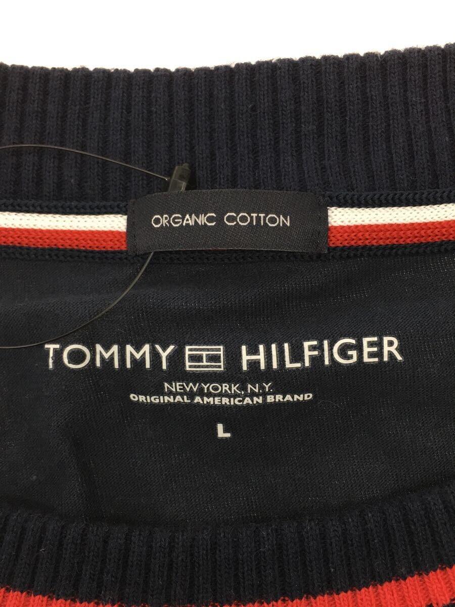 TOMMY HILFIGER◆Tシャツ/L/コットン/ネイビー/UM0UM01784/トミーヒルフィガー_画像3