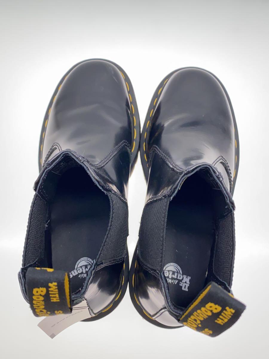 Dr.Martens◆チェルシーブーツ/サイドゴアブーツ/UK5/ブラック/レザー/2976 QUAD_画像3