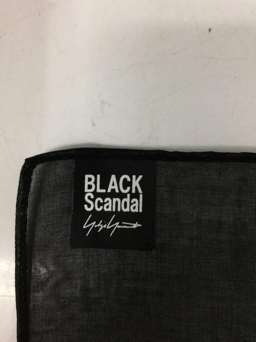 BLACK Scandal Yohji Yamamoto◆スカーフ/-/BLK/メンズ_画像2