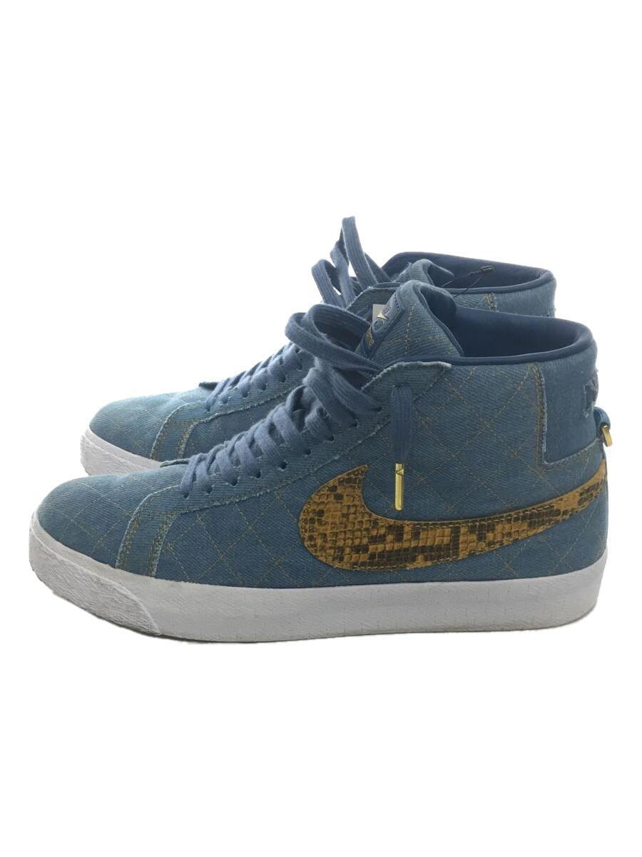 NIKE◆ZOOM BLAZER MID QS_ズーム ブレーザー ミッド クイックストライク/27.5cm/BLU