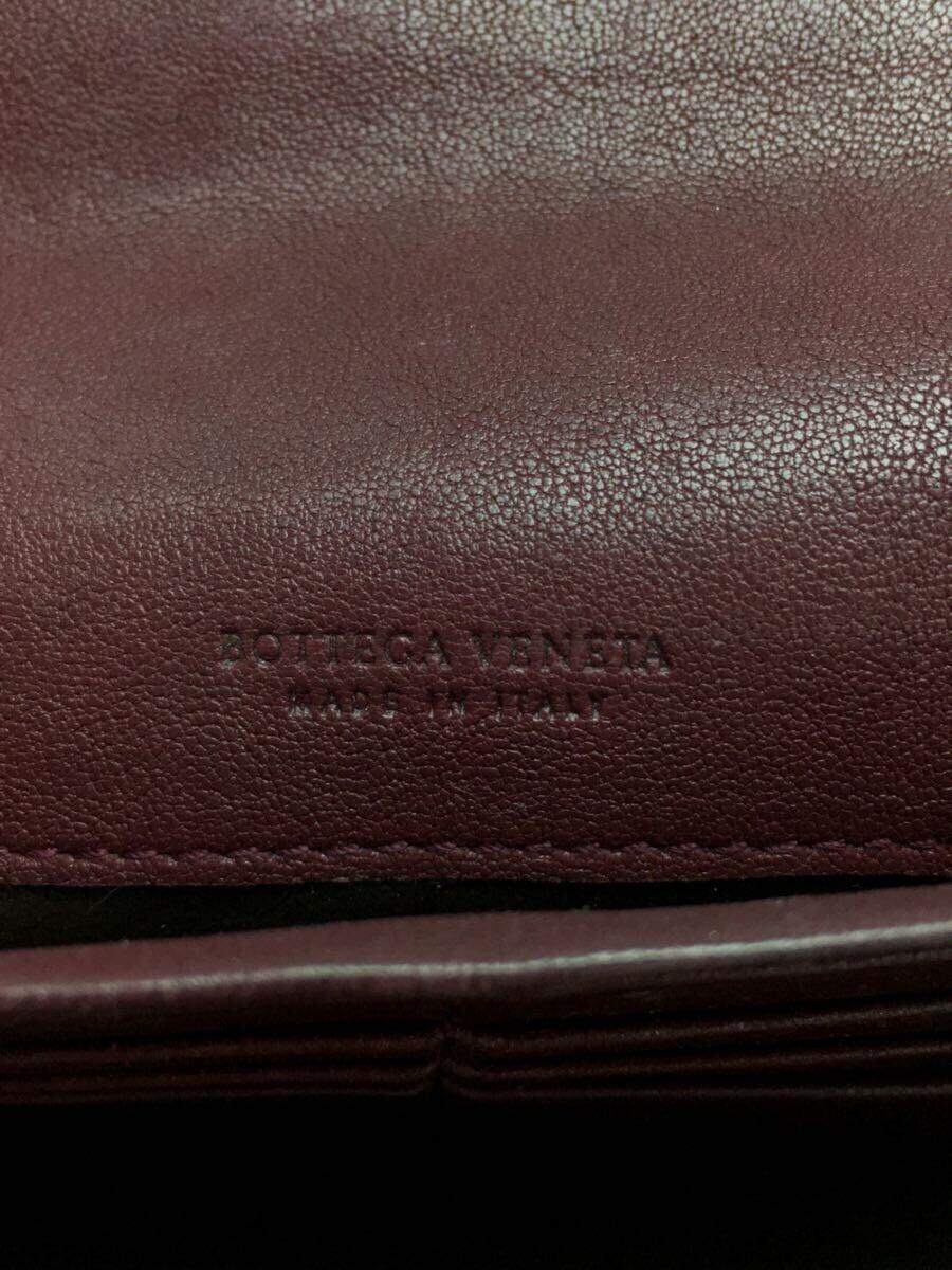 BOTTEGA VENETA◆長財布/レザー/BRD/イントレチャート/スタッズ/レディース_画像3