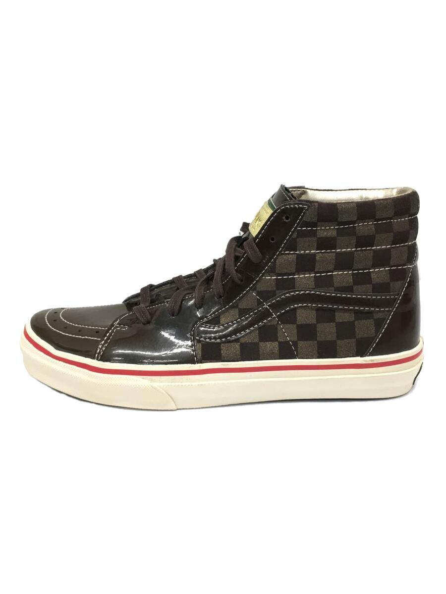 VANS◆ハイカットスニーカー/27cm/BRW/V38XM_画像1