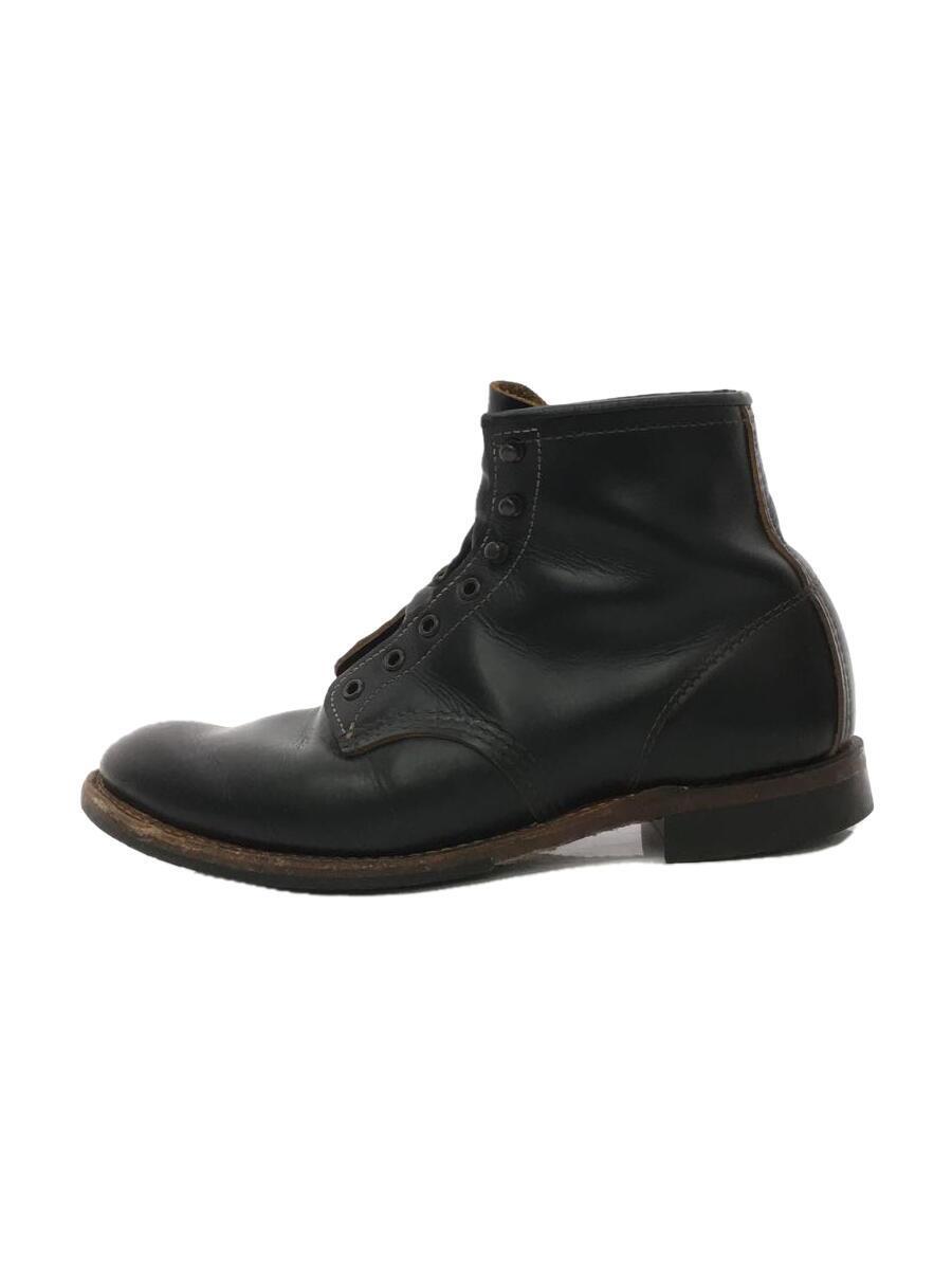 RED WING◆レースアップブーツ/26cm/BLK/9060