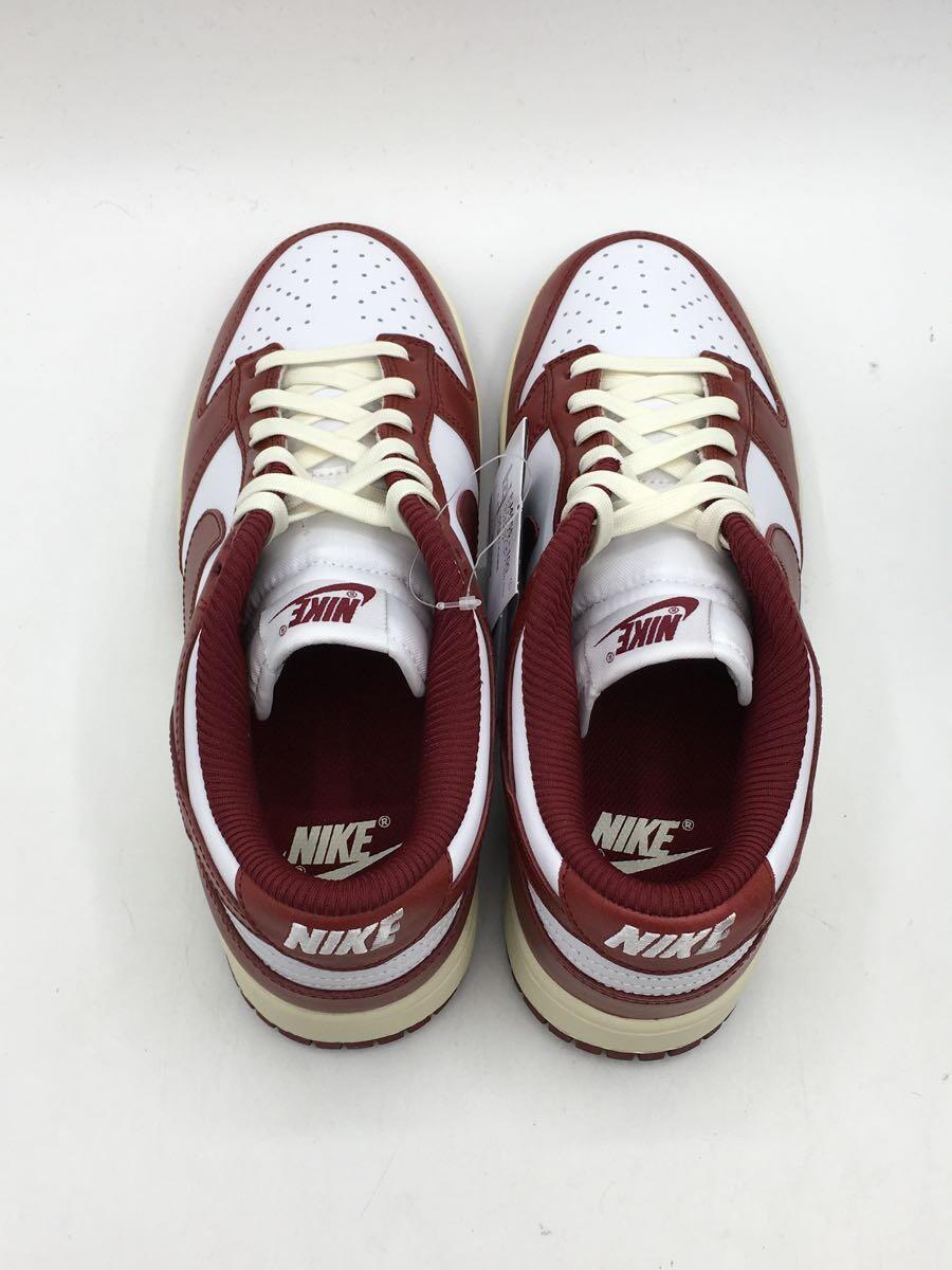 NIKE◆Dunk Low PRM Team Red and White/ローカットスニーカー/25.5cm/レッド_画像3