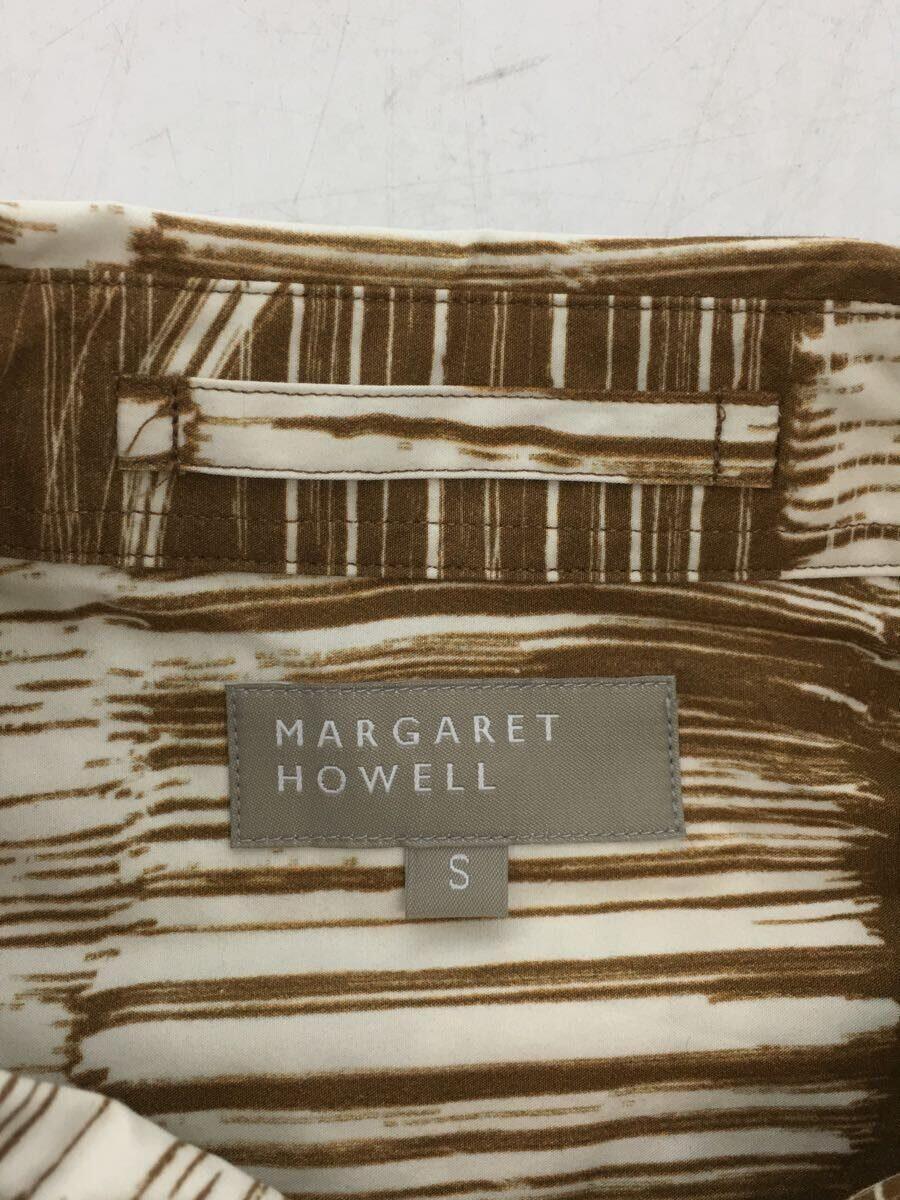 MARGARET HOWELL◆半袖シャツ/S/コットン/CML/579-0150630/20年_画像3